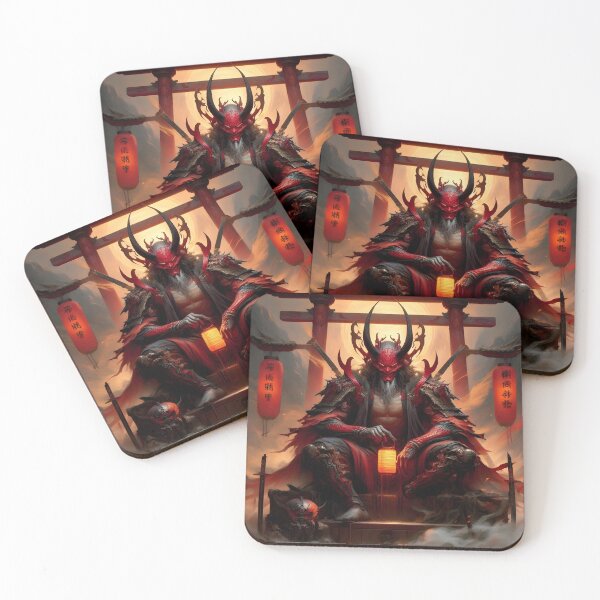 Item preview, Oni Samurai designed and sold by GalleryBrisArt.