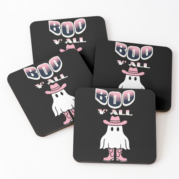 Item preview, Boo Y'all Cowboy Girl Ghosts Good Mood Retro designed and sold by LuminOrb.