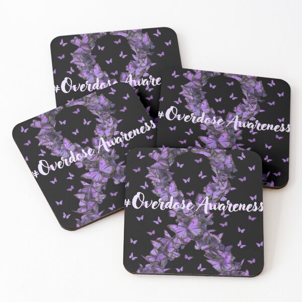 Item preview, Overdose Awareness Butterfly Purple Ribbon Drug Addiction designed and sold by Orsik.