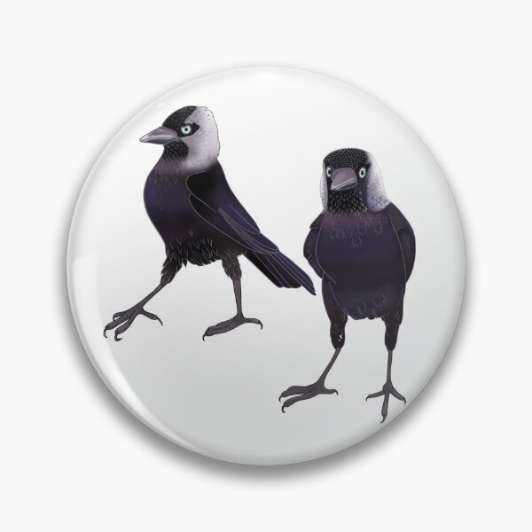 Item preview, Eurasian Jackdaw Liam and Noel designed and sold by Naty Design Prague.