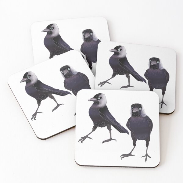 Item preview, Eurasian Jackdaw Liam and Noel designed and sold by Naty Design Prague.
