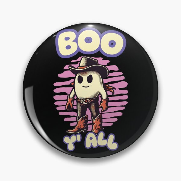 Item preview, Boo Y'all Cowboy Ghosts Good Mood Ghosts designed and sold by LuminOrb.