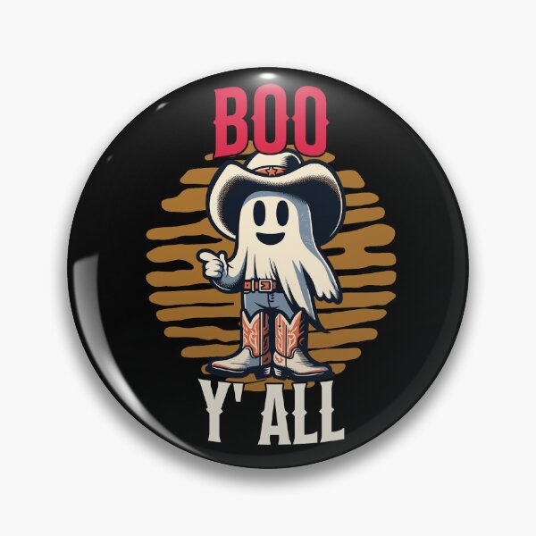 Item preview, Boo Y'all Cowboy Ghosts Good Mood Ghosts designed and sold by LuminOrb.