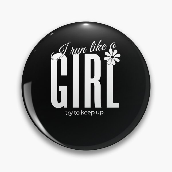 Item preview,  i run like a girl try to keep up designed and sold by KaiLabsArt.