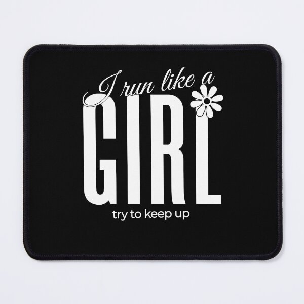 Item preview, i run like a girl try to keep up designed and sold by KaiLabsArt.
