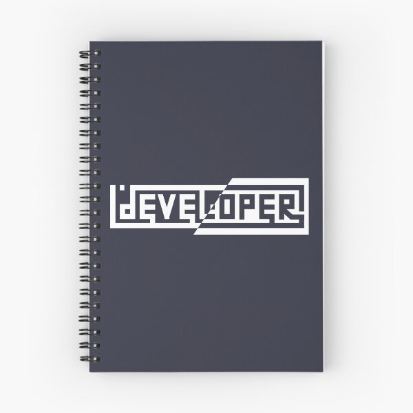 Item preview, developer white slashed - Developer - Typography designed and sold by VandoorLabs.