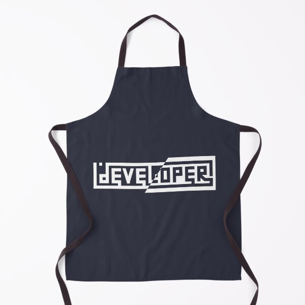 Item preview, developer white slashed - Developer - Typography designed and sold by VandoorLabs.