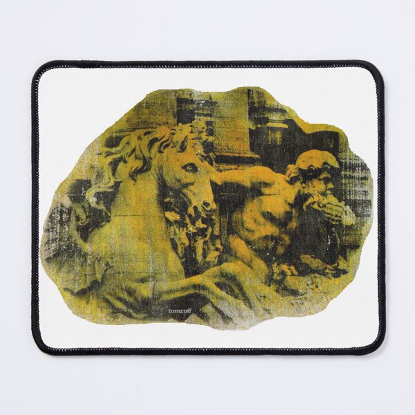 Item preview, A horse and a wild man designed and sold by ZoffArt-Shop.