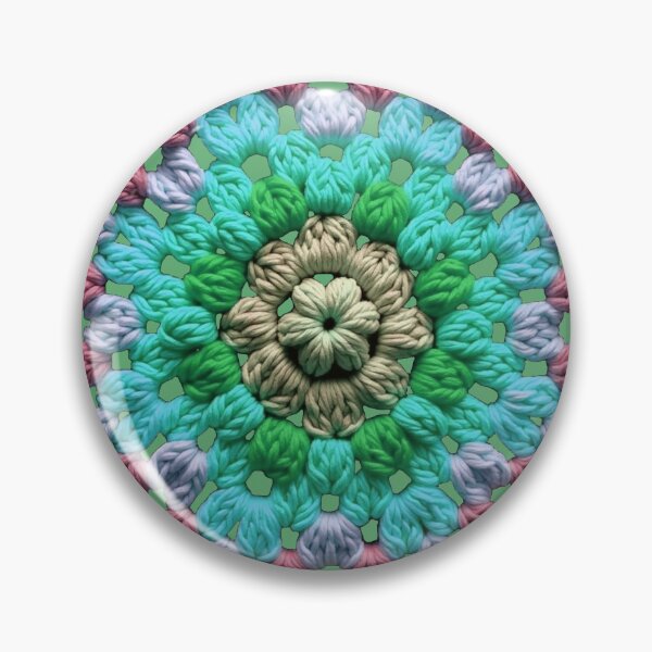 Item preview, Granny Square Crochet Pattern Seventies Retro 7 designed and sold by taiche.