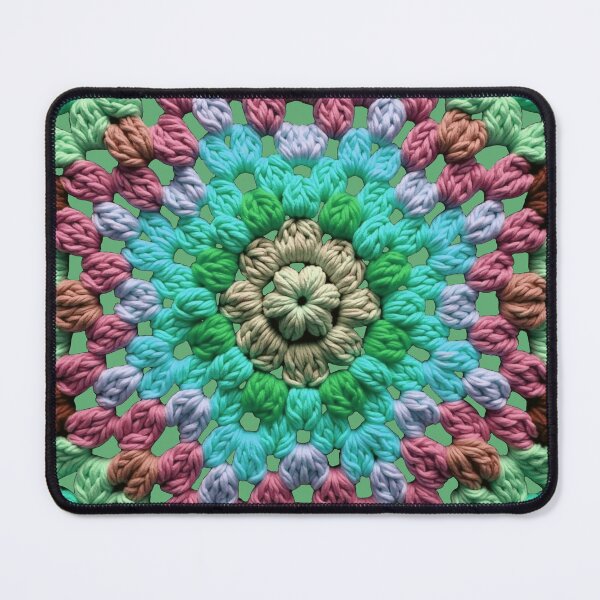 Item preview, Granny Square Crochet Pattern Seventies Retro 7 designed and sold by taiche.