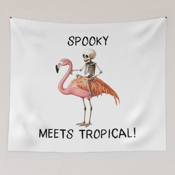Item preview, Spooky Meets Tropical (with Black Lettering) designed and sold by VelvetRoom.