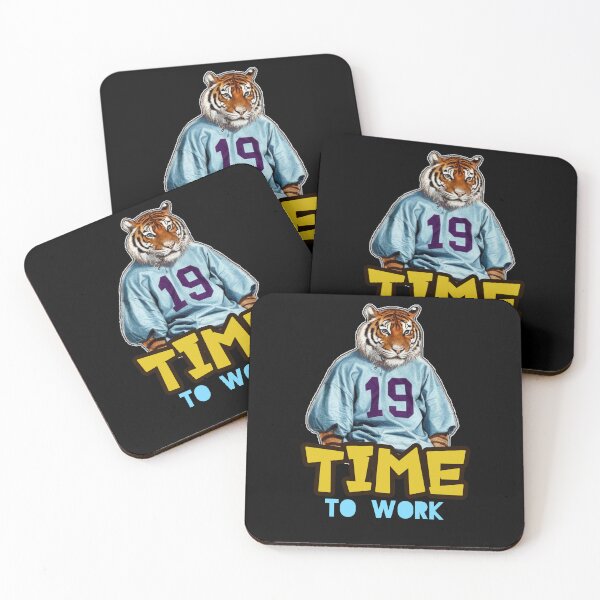 Item preview, Blue Tiger: Time to Work designed and sold by ButterflyDira.