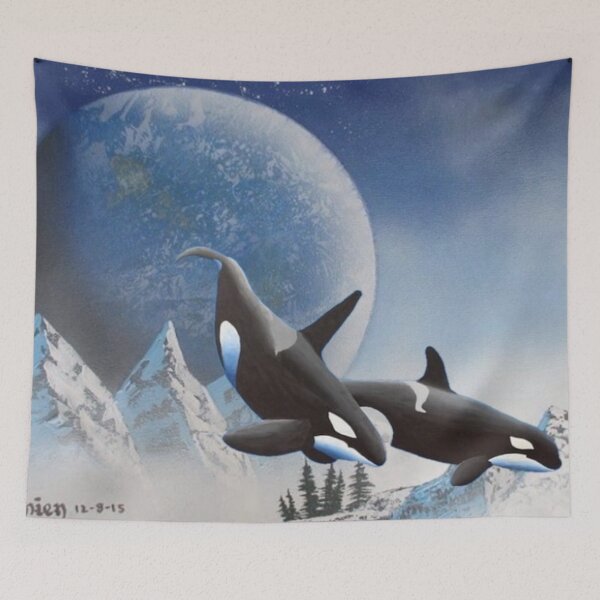 Artikelvorschau, Träumende Orcas entworfen und verkauft von Damienator.