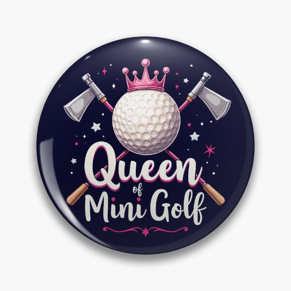 Item preview, Queen of Mini Golf Crown in Golf Ball Halloween designed and sold by Trendsecne.