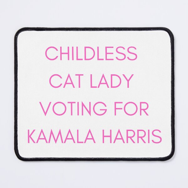 Item preview, Childless Cat Lady Voting Fot Kamala Harris US Election designed and sold by M-and-W.