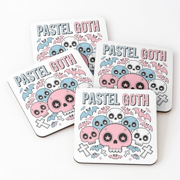 Item preview, Pastel Goth - Cute and Edgy Skulls, Bats, and Crosses designed and sold by DITCHB .