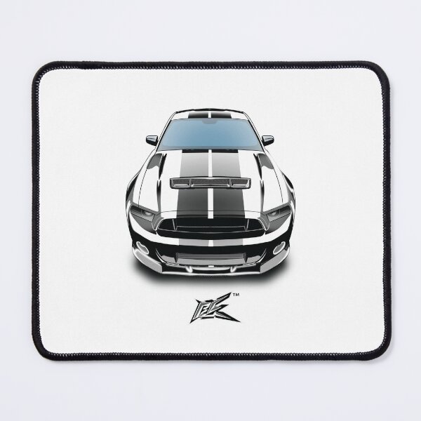 Item preview, ford mustang gt500 silver black stripes  designed and sold by NaquashM.