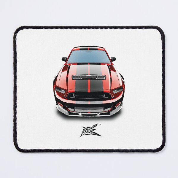 Item preview, ford mustang gt500 red black stripes  designed and sold by NaquashM.