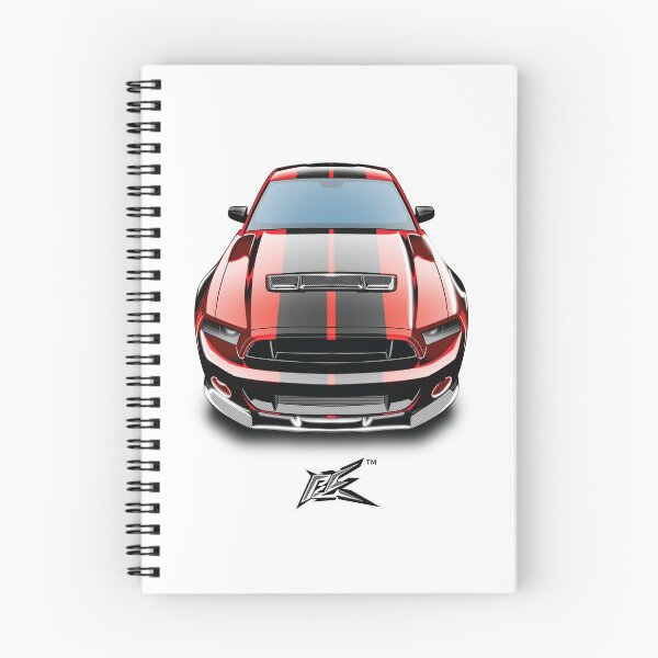 Item preview, ford mustang gt500 red black stripes  designed and sold by NaquashM.
