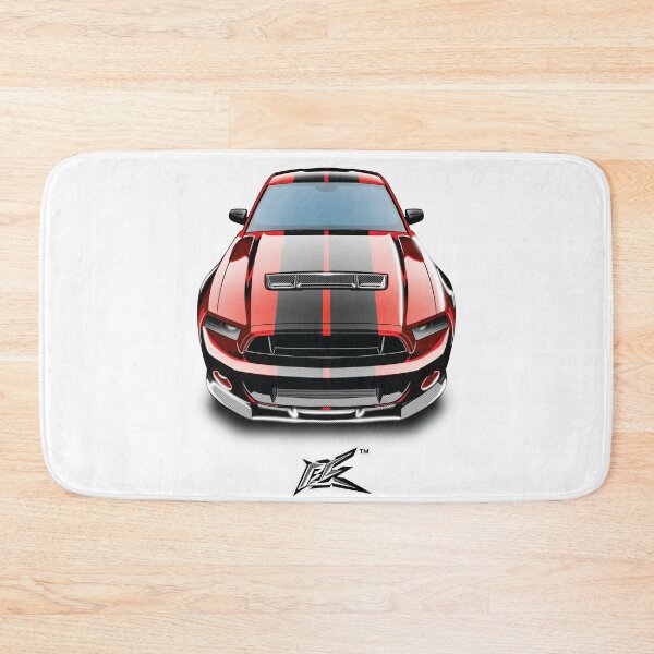Item preview, ford mustang gt500 red black stripes  designed and sold by NaquashM.