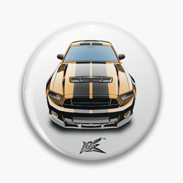 Item preview, ford mustang gt500 yellow black stripes  designed and sold by NaquashM.