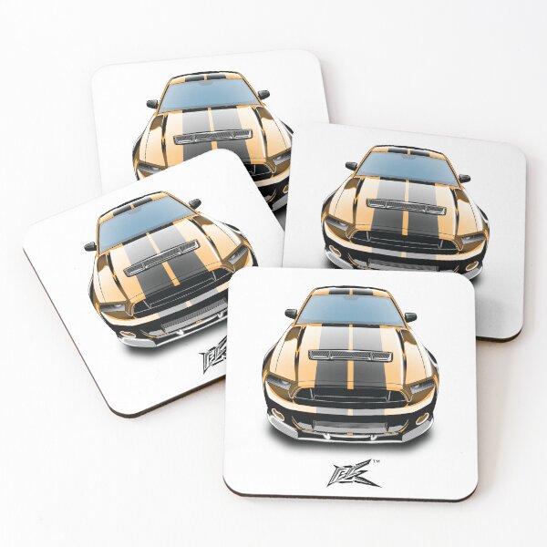Item preview, ford mustang gt500 yellow black stripes  designed and sold by NaquashM.