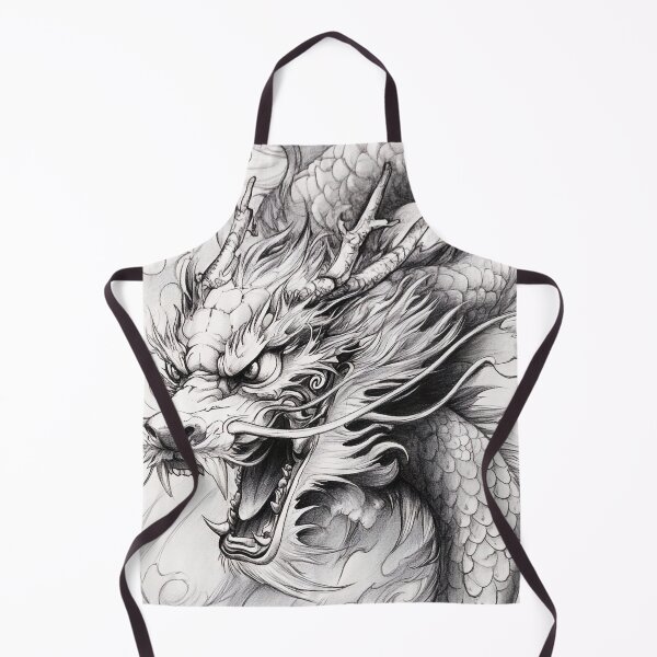 Item preview, Black and white Chinese Dragon designed and sold by Pencil-Art.