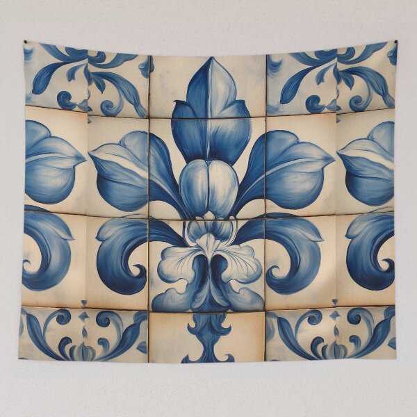 Item preview, Fleur De Lis Tile designed and sold by MatrixTattoo.
