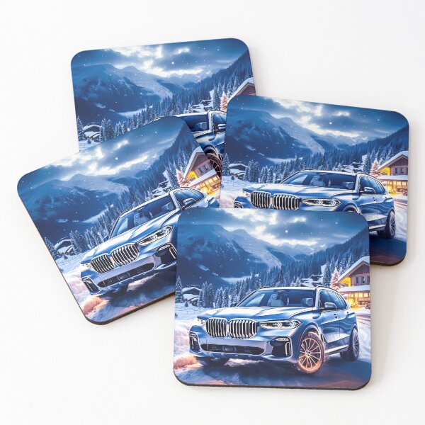 Item preview, SUV in Snow Covered Alpine Setting designed and sold by RevUpDesign.