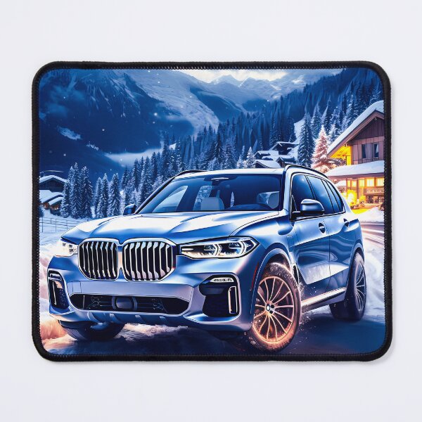 Item preview, SUV in Snow Covered Alpine Setting designed and sold by RevUpDesign.
