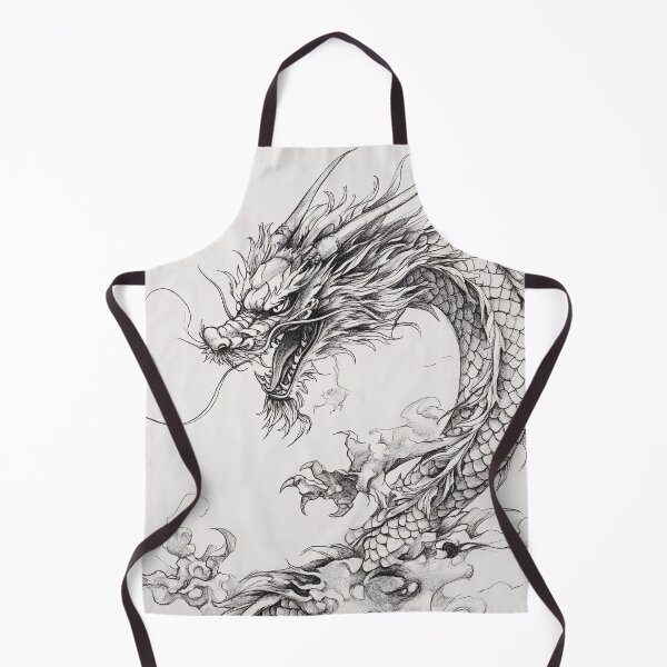 Item preview, Black and white Chinese Dragon designed and sold by Pencil-Art.