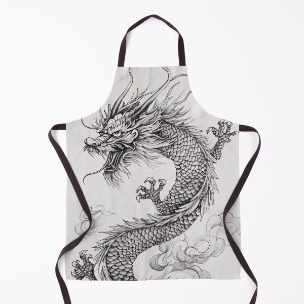 Item preview, Black and white Chinese Dragon designed and sold by Pencil-Art.
