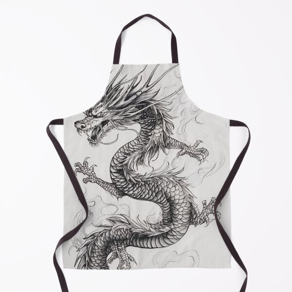 Item preview, Black and white Chinese Dragon designed and sold by Pencil-Art.