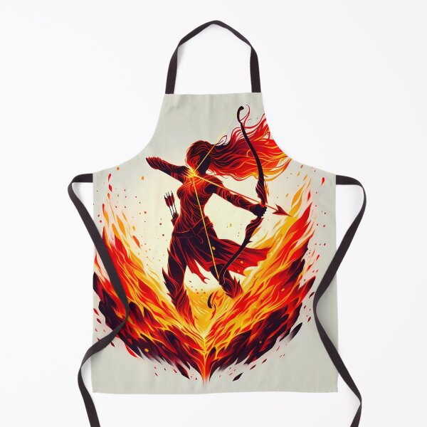 Item preview, Lava Fire Archer, Ai Generated Art designed and sold by ACC .