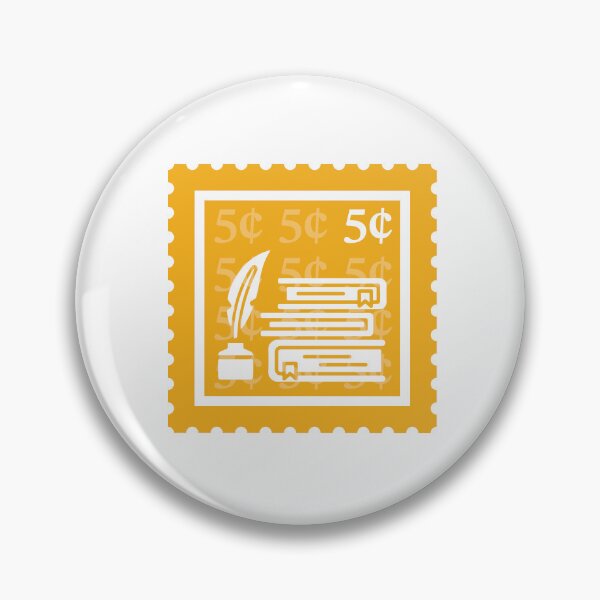 Item preview, English | Yellow Gold & White Stamps | College Literature Writer Major | Creative Writing Poetry Graduate School Class | Books Author Job | University Degree Minor | StampHeed 004 designed and sold by StampHeed.