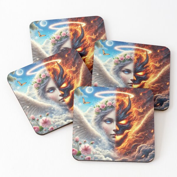 Item preview, The Battle Within: Angelic Purity vs Fiery Chaos designed and sold by Meta2Physical.