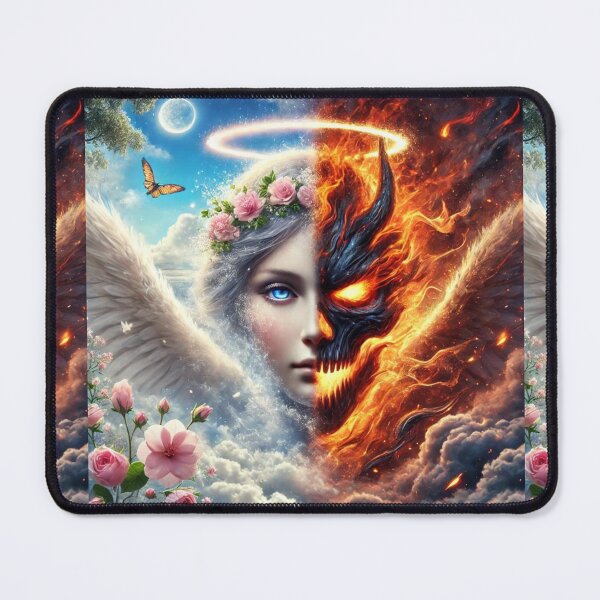 Item preview, The Battle Within: Angelic Purity vs Fiery Chaos designed and sold by Meta2Physical.