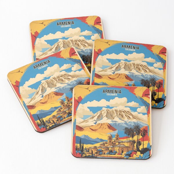 Item preview, Armenia Colombia Retro Vintage Poster Tourism  designed and sold by TravelersGems.