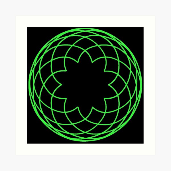 Homestuck Spirograph (Gates) Art Print