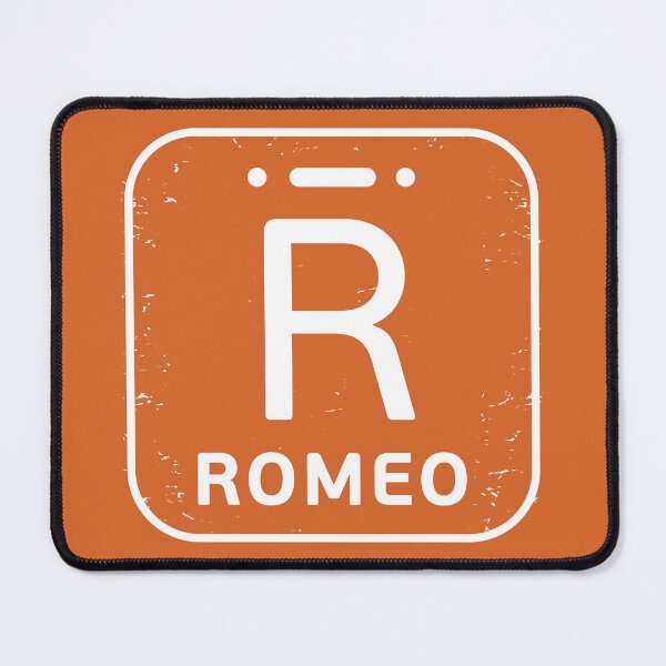Item preview, NATO phonetic alphabet - Letter R + Morse Code designed and sold by studio838.