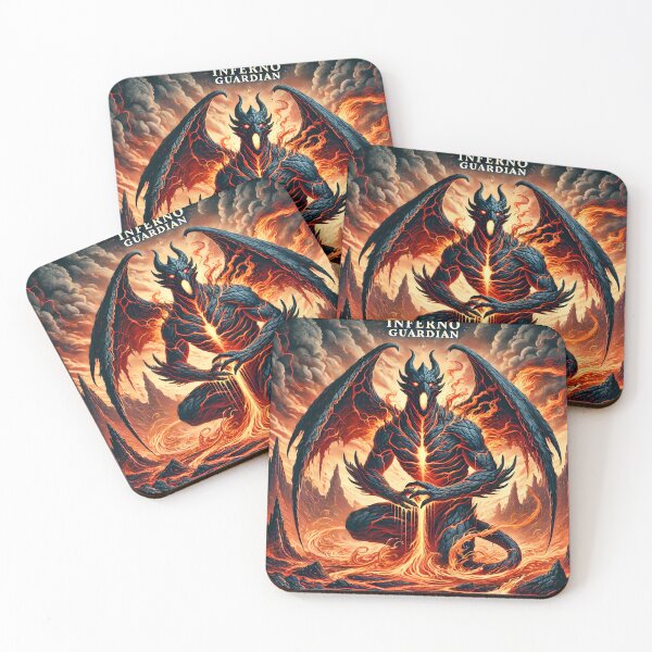 Item preview, Inferno Guardian Fiery Protector Amidst Flames designed and sold by Pattamo1.