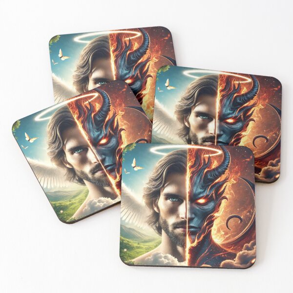 Item preview, Divine vs Infernal: The Two Faces of Good and Evil designed and sold by Meta2Physical.