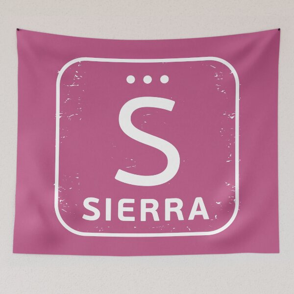 Item preview, NATO phonetic alphabet - Letter S + Morse Code designed and sold by studio838.