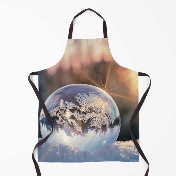 Item preview, Icy bubble with sunlight and snowflakes designed and sold by Photopat.