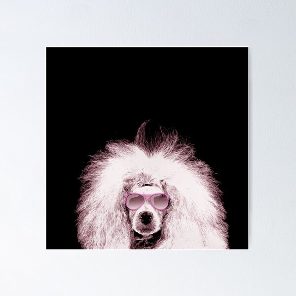 Item preview, Poodle Dog Digital Art designed and sold by k9printart.