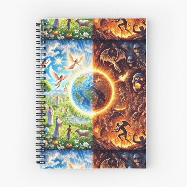 Item preview, Earthly Paradise vs Infernal Chaos: The Duality of Good and Evil designed and sold by Meta2Physical.
