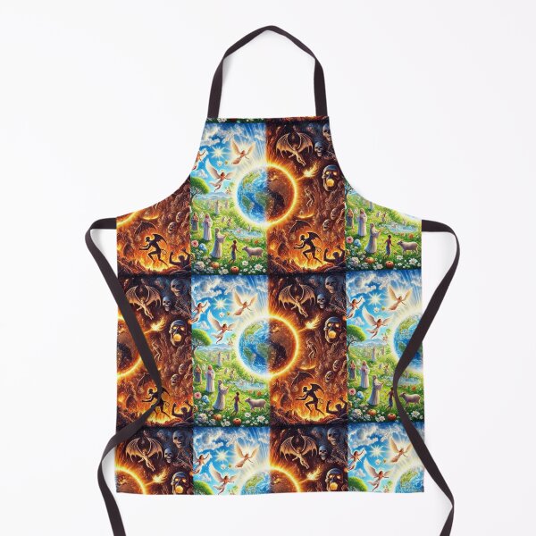Item preview, Earthly Paradise vs Infernal Chaos: The Duality of Good and Evil designed and sold by Meta2Physical.