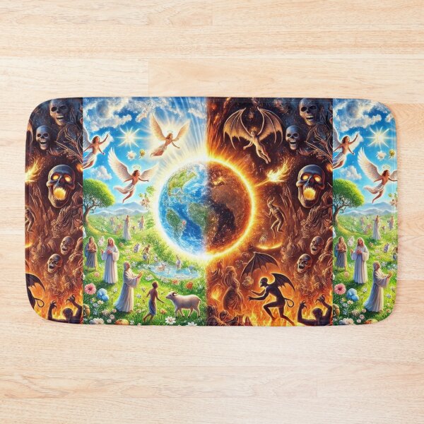 Item preview, Earthly Paradise vs Infernal Chaos: The Duality of Good and Evil designed and sold by Meta2Physical.