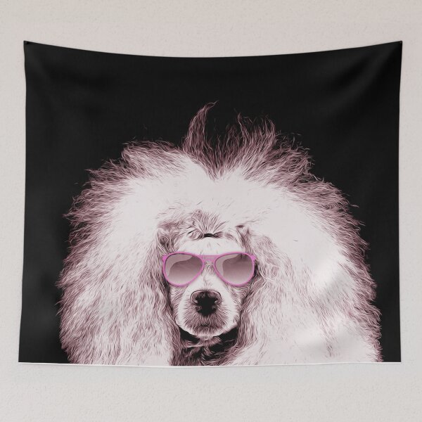 Item preview, Poodle Dog Digital Art designed and sold by k9printart.