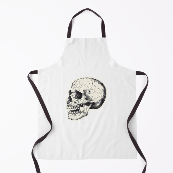Item preview, Vintage Skull Side View Illustration Sticker for Halloween designed and sold by Liseri.